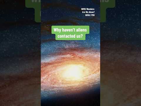 Why haven’t aliens contacted us? #aliens #extraterrestrial #arewealone