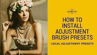 How To Install Lightroom Brush Presets | Adjustment Presets