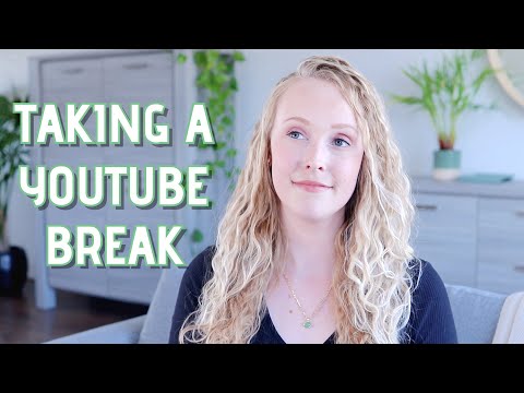 I'm taking a break from YouTube (Productivity and Burnout)