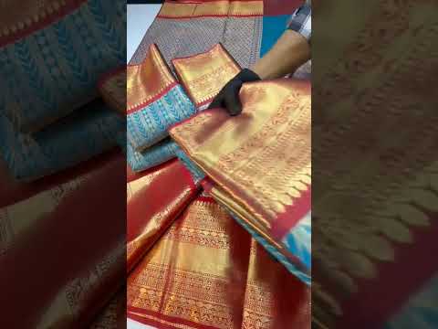 Soft Banarasi exclusive pattu brocade with full weaving strips jaal allover saree colourPrice-1300+$