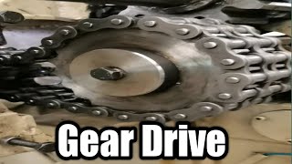 Gear Drive and chain sprocket | #shorts