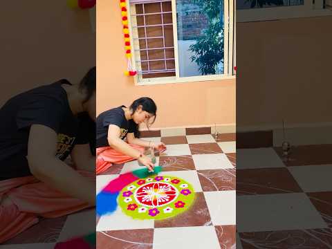 Kesi lagi Meri Rangoli 💖🪔#shorts #diwali #festival #rangoli #ytshorts