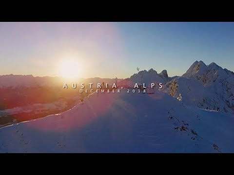 Austrian Alps in Winter - DJI Phantom 3 Standard Drone Cinematic Video Footage