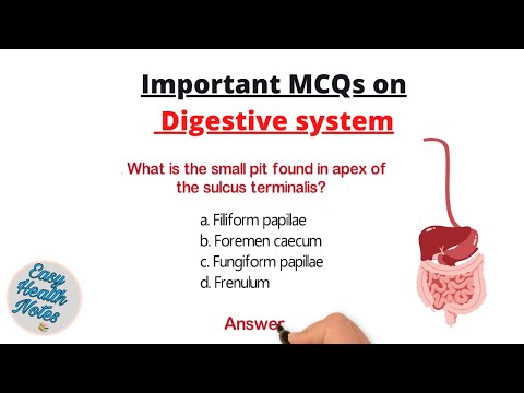 Know about Digestive System ।। Important MCQs ( multiple choice questions) with answer