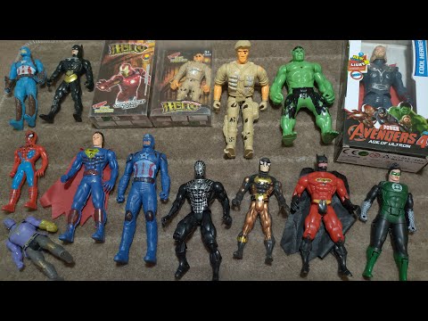 AVENGERS TOYS/Action Figures/Unboxing/Cheap Price/Ironman, Batman, Captain America, Spiderman, /Toys