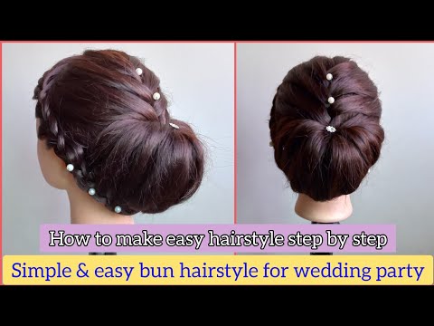 simple and easy hair style girl | how to make juda hairstyle for wedding | juda banane ka tarika |