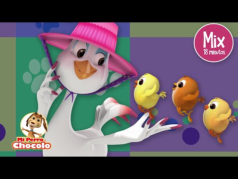 MIX CANCIONES DE JOSEFINA LA GALLINA Y LOS POLLITOS - MI PERRO CHOCOLO - CANCIONES INFANTILES