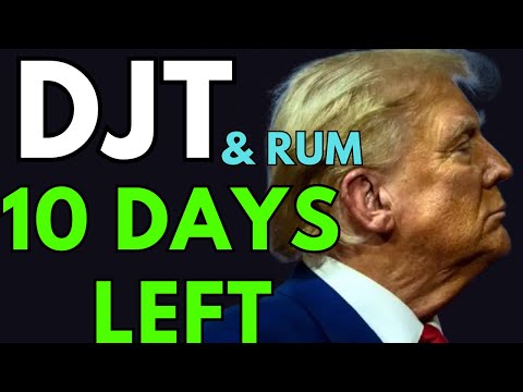 DJT-RUM STOCKS- GET REAL TO MAKE MONEY!!!