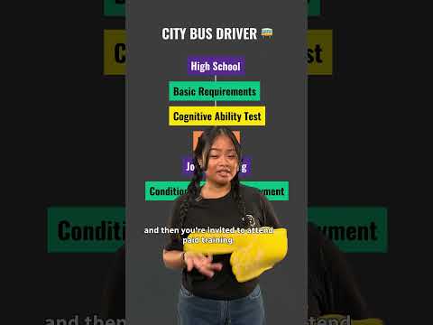 How to Become a City Bus Driver 🚌 #Student #Career #Driving #Bus #StreetCents