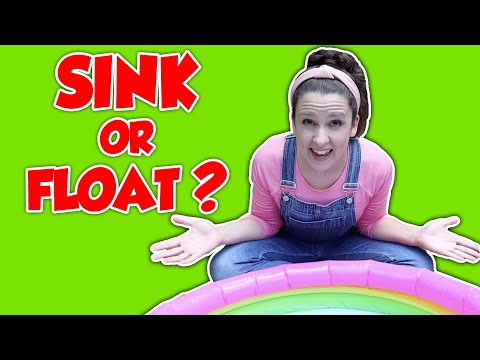 Sink or Float for Kids and More Preschool Songs, Learning and Movement - Science Experiment for Kids