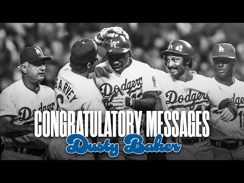 Congratulatory Messages for Dusty Baker - Ron Washington, Steve Sax, Mike Scioscia & more!