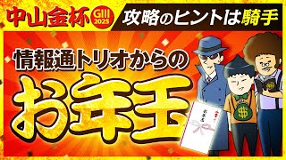 【中山金杯 2025】新年一発目は超豪華！Ｇ１で◎本命４連勝中のジャック＆穴党銭丸＆血統アフロからのお年玉！