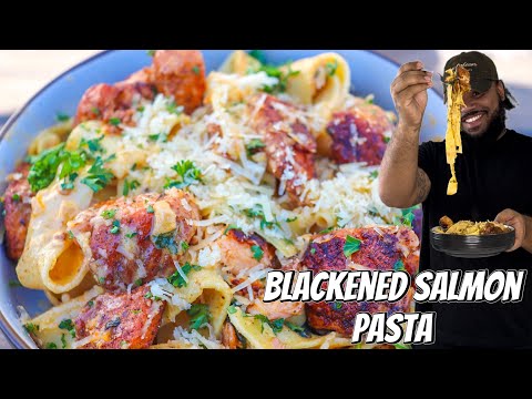 Blackened Salmon Pasta | Chef Alden B.