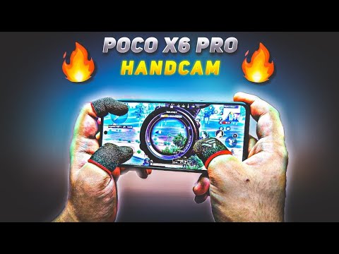 POCO X6 PRO  90 FPS TEST 🔥 WITH FPS METER & HANDCAM BGMI / PUBG #pocox6pro #poco