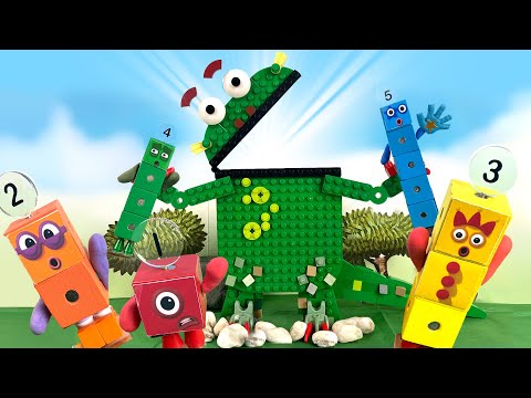 Blockzilla Meets Numberblocks (Learn to Compare Numbers) || Keith's Toy Box