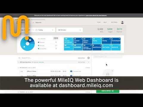 MileIQ Tutorial - Web Dashboard Overview