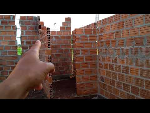 CONSTRUINDO A PRÓPRIA CASA #27- FAZENDO O MURO