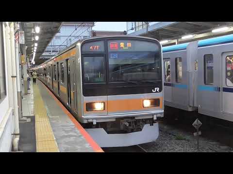 中央線 209系 三鷹駅３番線「めだかの学校」発車メロディ