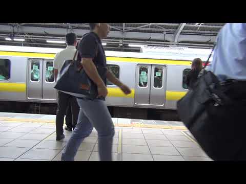 秋葉原駅 朝の通勤ラッシュ JR中央総武緩行線 午前7時50分～8時30分