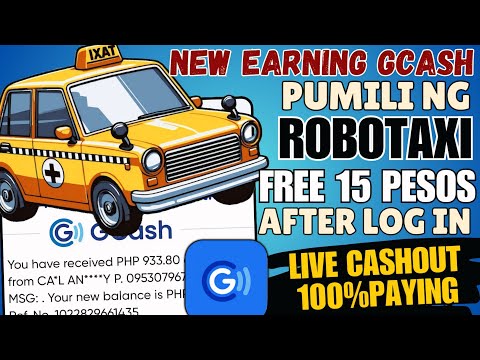 NEW PAYING APP=ROBOTAXI ||RECEIVED ₱933 OF GCASH(PUMILI NG TAXI PARA KUMITA)LIVE CASHOUT#earningapp