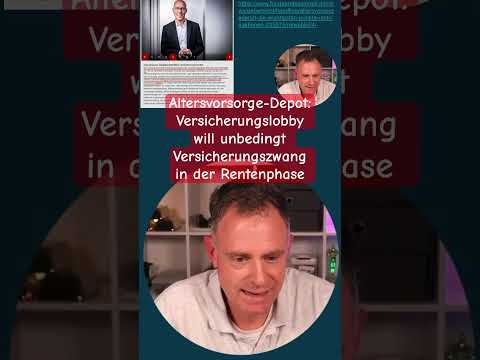 Im #Altersvorsorgedepot darf es in Rentenphase kein Versicherungszwang geben!! #lindner #rente