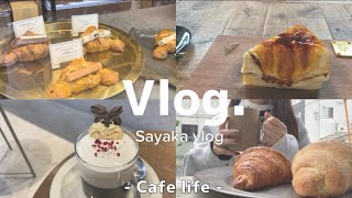 【vlog】 15 二子玉川,下北沢カフェ🎃 あんバター / バスチー / ケーキ / ミートパイ