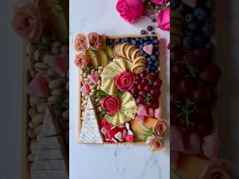 Valentine Cheese Board Inspiration Idea💗 #shortvideo