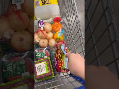 Grocery Shop With Me at Walmart! 🩵 #groceryshopping #shopwithme #walmart #walmarthaul