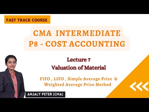 [7] Material Cost Valuation | CMA Inter Costing Fast Track Class | Malayalam Class