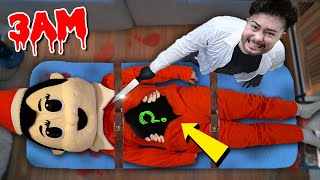 (WHAT’S INSIDE?) CUTTING OPEN REAL ELF ON THE SHELF AT 3 AM!!