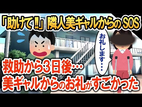 「助けて!!」犬猿の仲だった隣人美ギャルからのSOS→救助から3日後…≪驚愕≫美ギャルからのお礼がすごすぎた【2ch修羅場・ゆっくり解説】