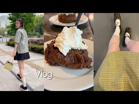 vlog,朝のヨーグルトタイム,🥛日比谷の鬼甘いチョコムース🍫2次会での奇跡😂