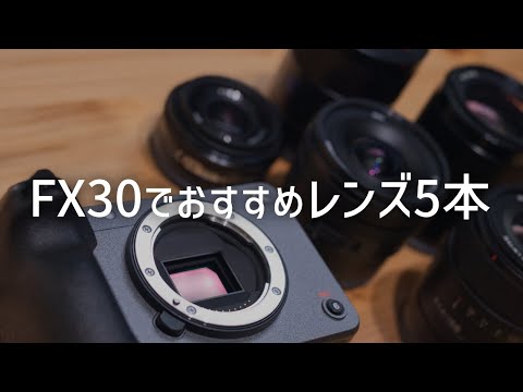 ソニーカメラFX30でおすすめレンズ5本はこれだ！！APS-Cの利点を活かした小型・軽量のレンズ選び