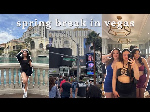 i spent spring break in vegas! | exploring the strip, clubs, yummy food