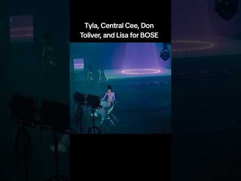 Lisa, Tyla, Central Cee and Don Oliver for Bose #kpop #lisa #blackpink #lalisa #centralcee #tyla #fy