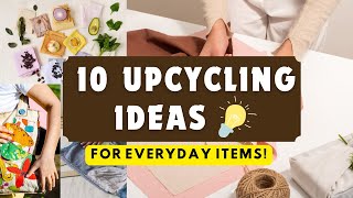 10 Creative Upcycling Ideas for Everyday Items_Recycling/Upcycling & Repurposing Life TIPS #1