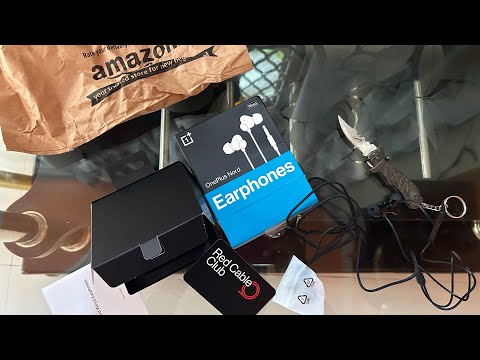 Oneplus Nord Wired Earphones Unboxing l Best earphones in 2023🔥 l Purchase from amazon at ₹599❤️