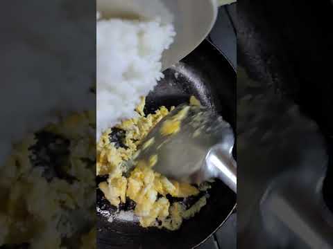 Egg rice fried #easyfoodtomakeathome