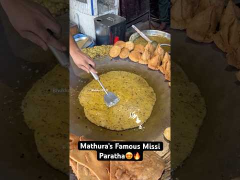 Mathura’s Famous Missi Roti😍🔥|| Indian Street Food