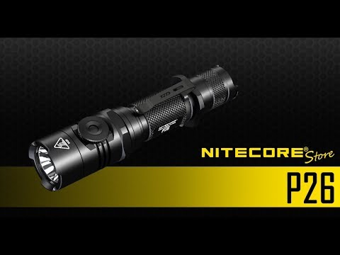 (Discontinued) NITECORE P26 1000 Lumen Flashlight with Infinitely Variable Brightness Rotary Switch