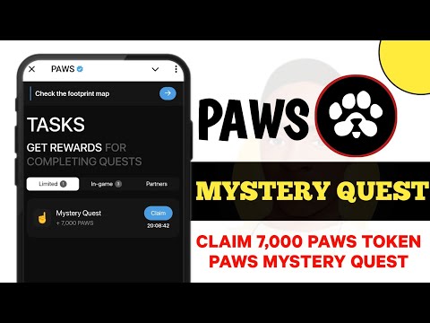 How to Claim 7,000 PAWS Mystery Quest || Goats Withdraw to Exchanges || Depin Airdrop Upgrade Lv25