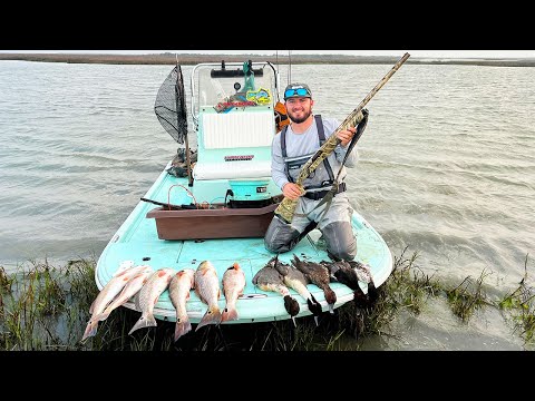 Texas CAST And BLAST {Catch Clean Cook} Redfish And Pintails