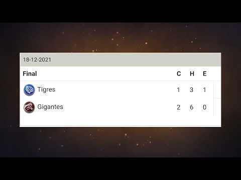 Resultado Licey vs Gigantes 18/12/2021