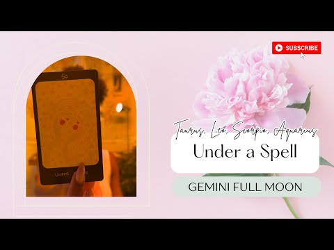 UNDER A SPELL: Taurus I Leo I Scorpio I Aquarius [Gemini Full Moon]