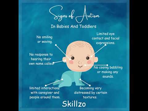 Skillzo - Signs of Autism In babies and toddlers #youtube #youtubeshorts #youtuber #signs #autism