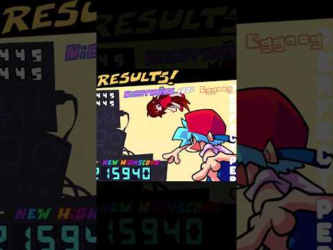 PERFECT 100% RANK WIN SCREEN (OFFICIAL FNF PIT STOP UPDATE) #shortsfeed #fridaynightfunkin