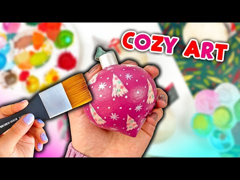 I Customized Wooden Christmas Ornaments *satisfying painting*