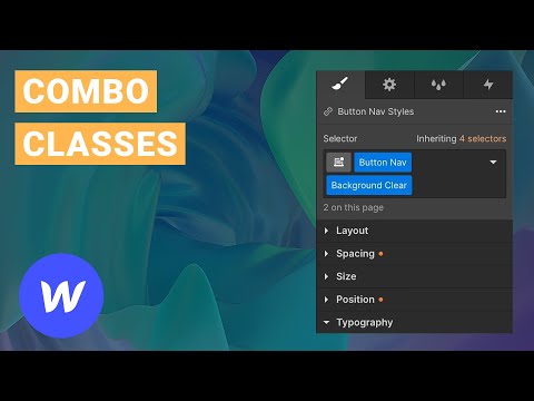 Understanding Webflow Combo Classes