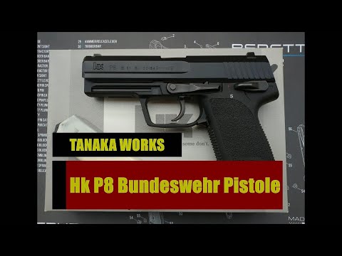 ToyGunﾓﾃﾞﾙｶﾞﾝ発火【タナカ HK P8(USP姉妹機) Evo.HP】破損からの復活発火