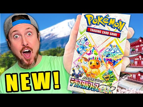 I Flew to Japan for a NEW Eevee Pokemon Card Set, BIG HIT! (Terastal Festival)